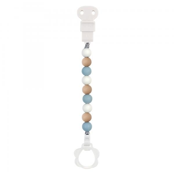 Nattou Corrente Xuxa Silicone - Azul/Branca/Bege