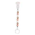Nattou Corrente Xuxa Silicone - Rosa/Branca/Bege