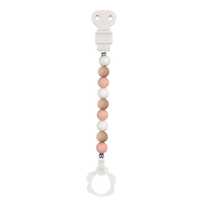 Nattou Corrente Xuxa Silicone - Rosa/Branca/Bege
