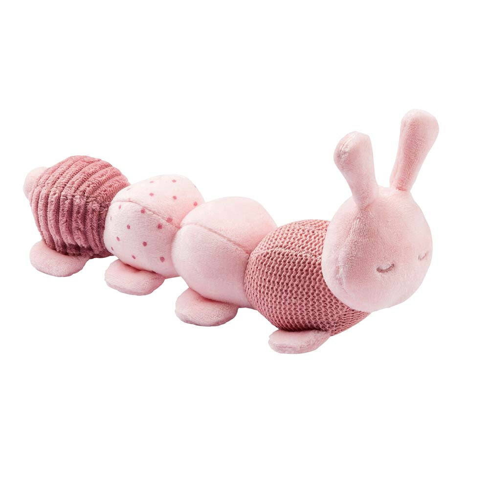 Nattou Lapidou Caterpilar com Actividades - Rosa