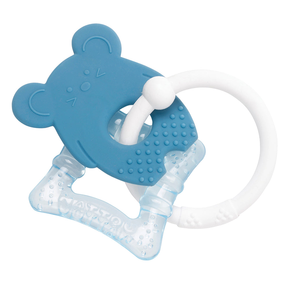 Nattou Mordedor Silicone Frio - Azul