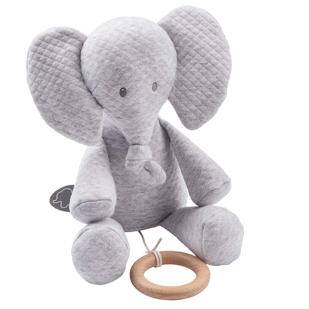 Nattou Tembo Caixa de Musica - Elefante Jacquard