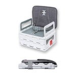 Nikidom - Cadeira de Refeição Portátil Flat - Heather Grey
