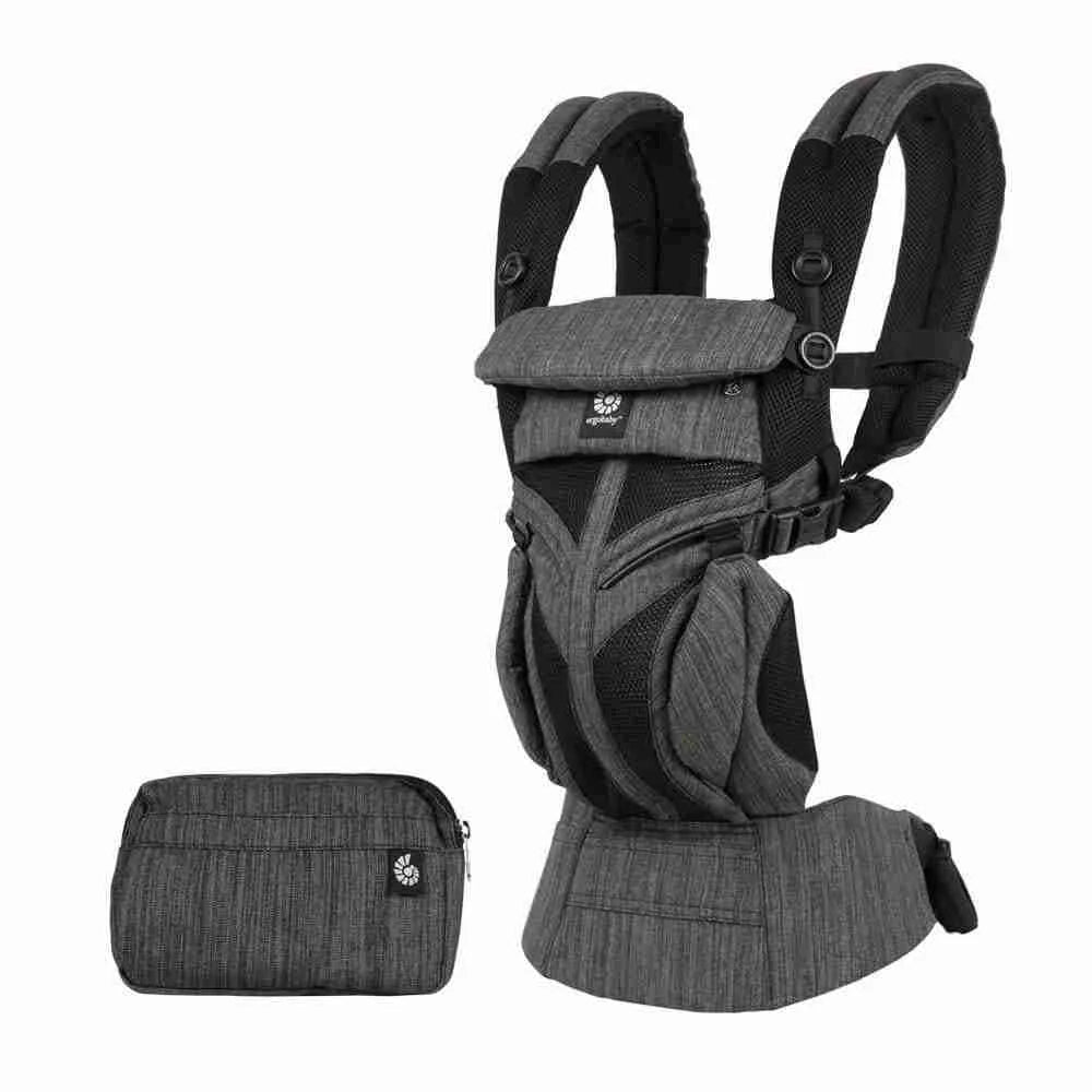 Ergobaby Omni Clássico Cool Air Negro Black Tweed - Mochila Portabebé