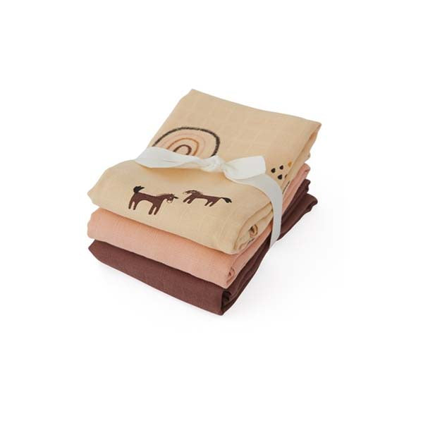 OYOY - Pack de 3 Musselinas - Rainbow