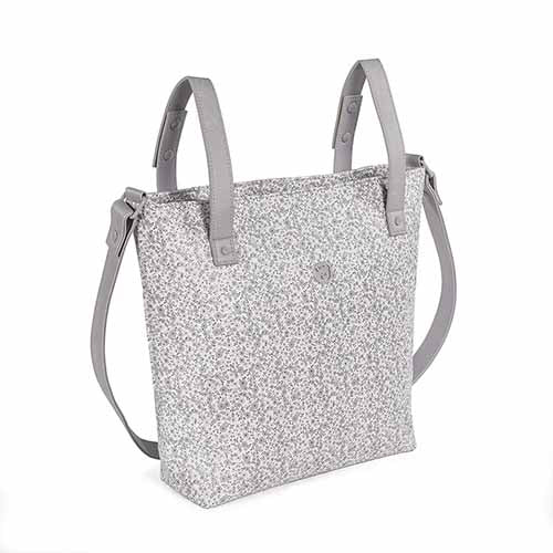 Pasito a Pasito Mala para Carrinho Flower Mellow - Cinza