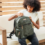 Petunia Mochila Provision 2-em-1 - Olive Ink