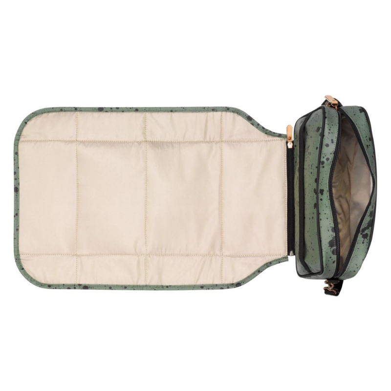 Petunia Clutch Trocador Companion - Olive Ink Blot