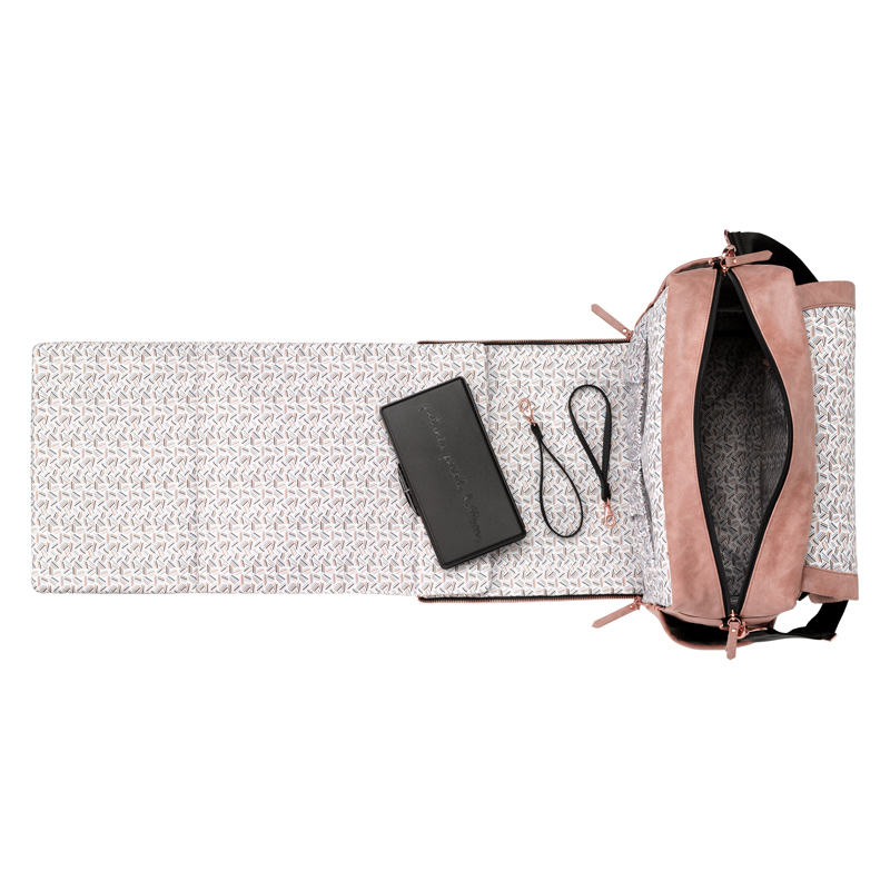 Petunia Boxy Backpack - Dusty Rose Leatherette