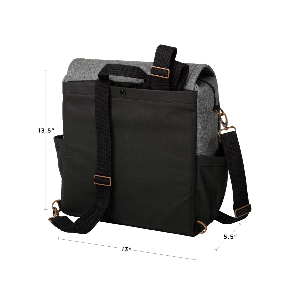 Petunia Boxy Backpack - Graphite/Black