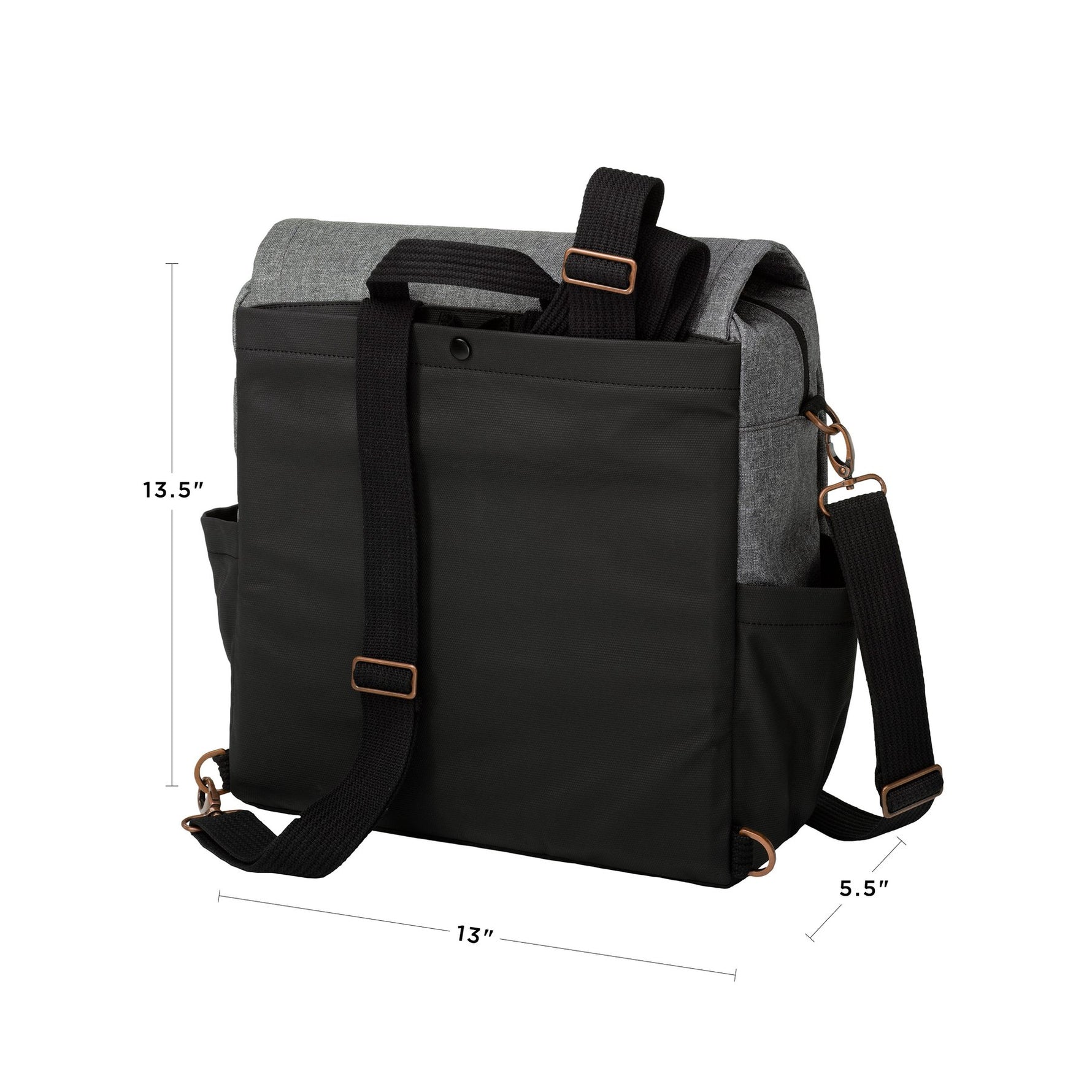 Petunia Boxy Backpack - Graphite/Black