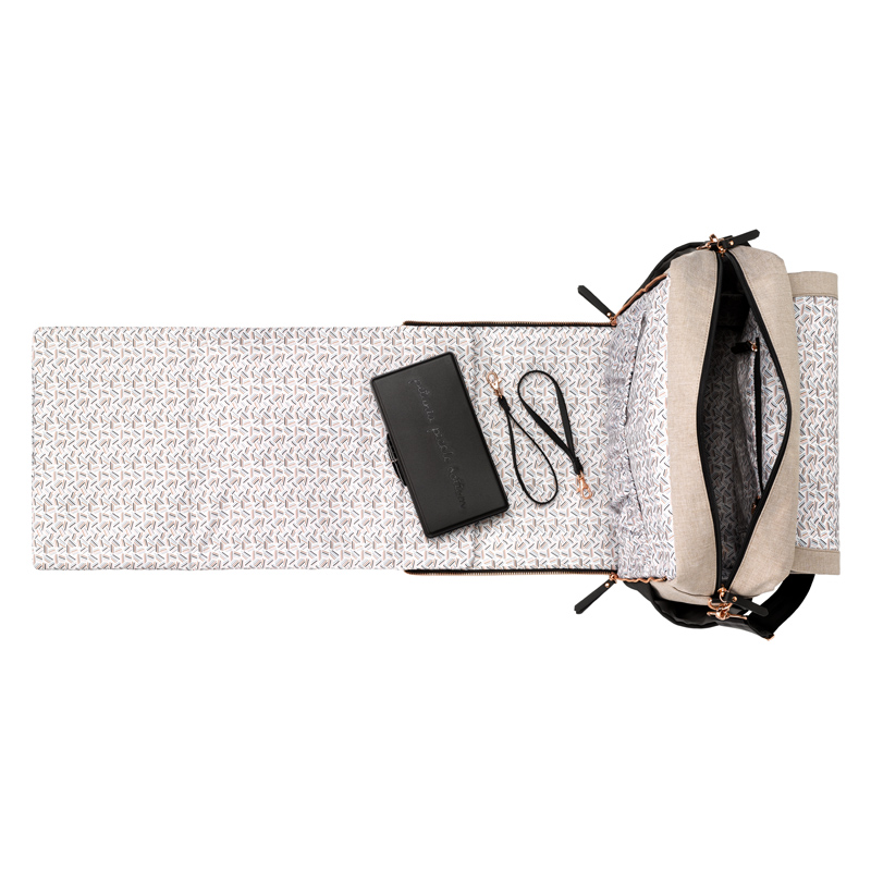 Petunia Boxy Backpack - Sand/Black