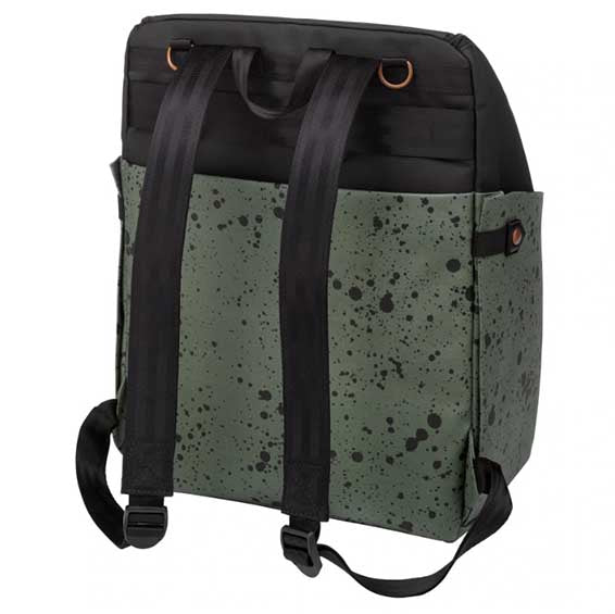 Petunia Mochila Tempo - Olive Ink Blot
