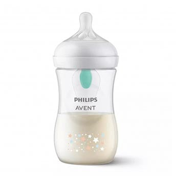 Philips Avent Biberão 260 ml. Air Free - Estrelas - Natural Response