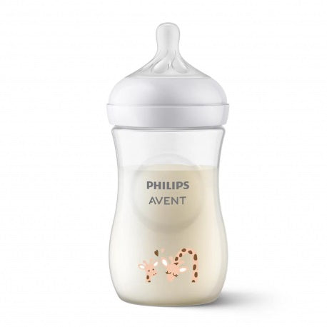 Philips Avent Biberão 260 ml. Girafa - Natural Response