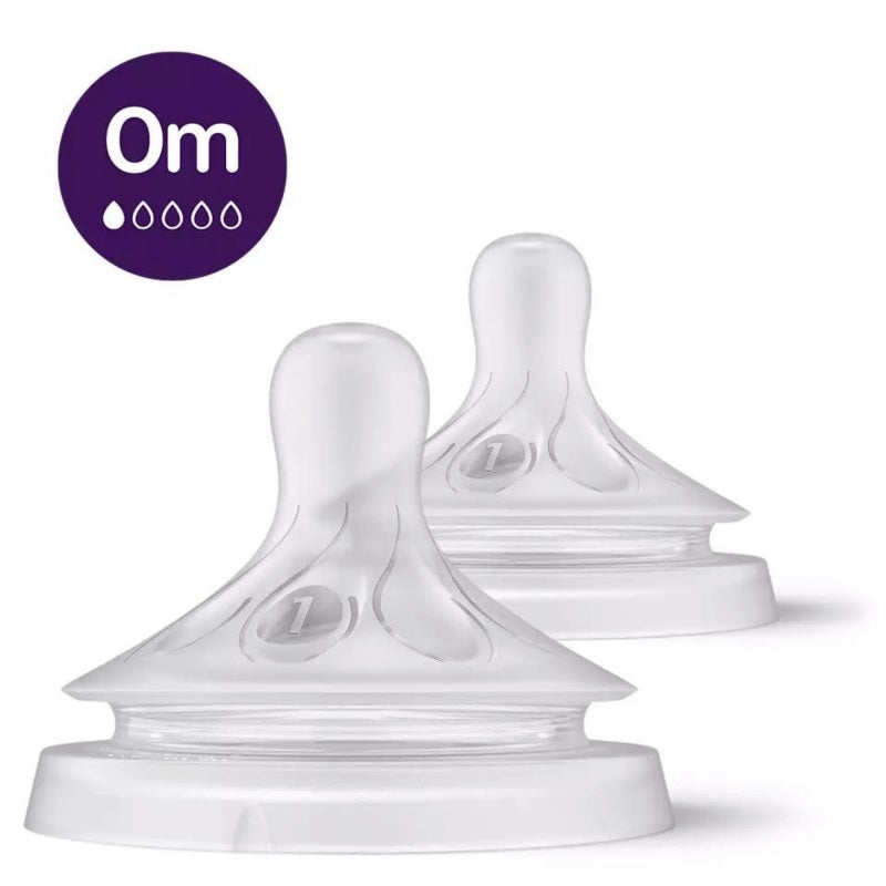 Philips Avent 2 Tetinas T1 Flx Recém-nascido 0M - Natural Response