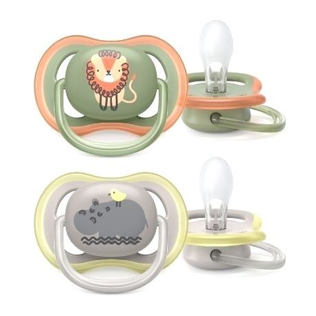 Philips Avent - 2 Chupetas - Ultra Air Trendy 6-18M - Menina