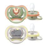Philips Avent - 2 Chupetas - Ultra Air Trendy 6-18M - Menina