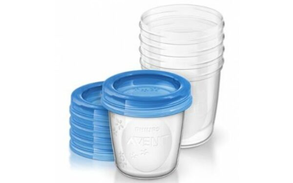 Philips Avent 5 Copos Reutilizáveis 180 ml + 5 Tampas
