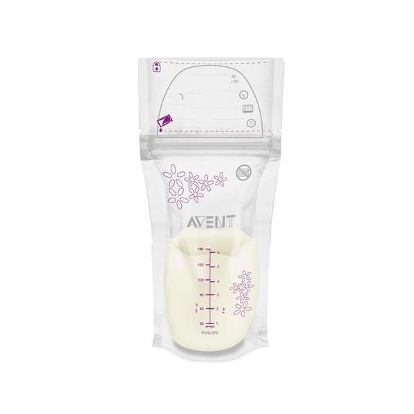 Philips Avent Bolsas Armazenamento leite 180 ml