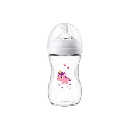 Philips Avent - Natural - Biberão 260 ml. - Unicórnio - Embalagem Individual