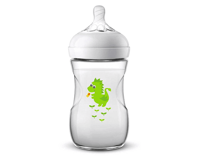 Philips Avent - Natural - Biberão 260 ml. - Unicórnio - Embalagem Individual
