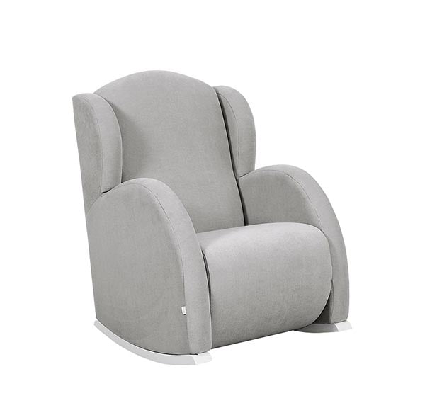 Poltrona de Amamentação Flor da Micuna - Branco Babybacter Grey