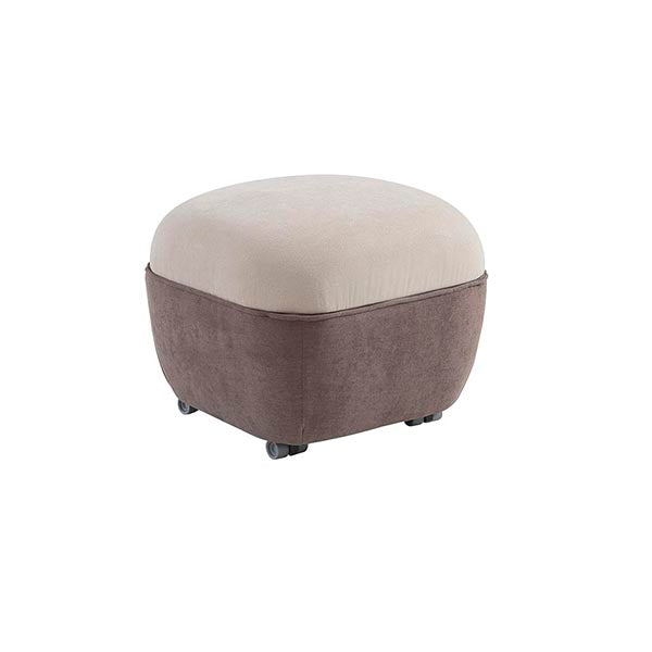Puff Moom para Poltrona de Amamentação da Micuna - Beige/Marron