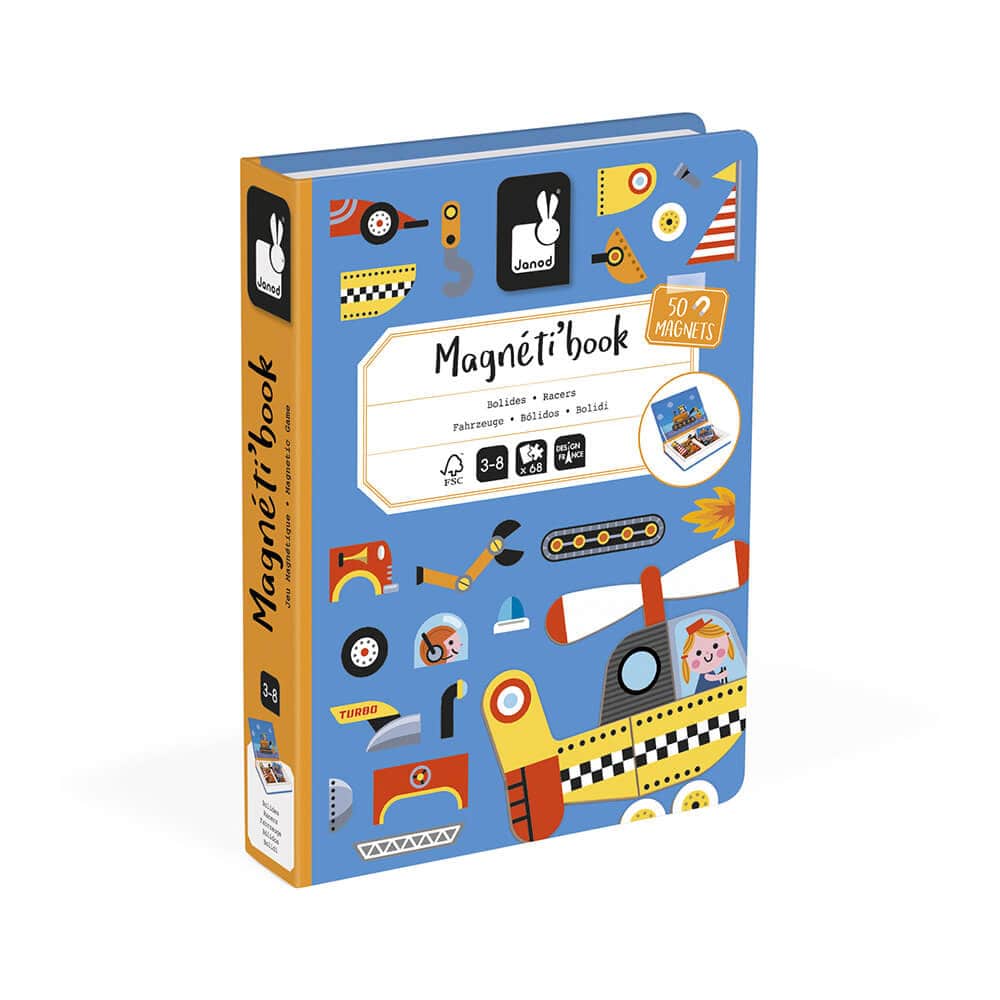 Janod Livro Magnético Corridas