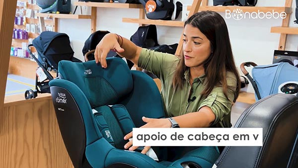 Cadeira Auto DualFix PRO M da Britax Romer - Atlantic Green dos 3 meses a 4 anos