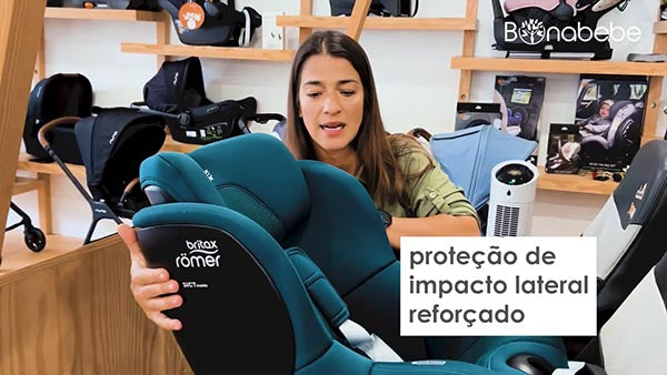 Cadeira Auto DualFix PRO M da Britax Romer - Atlantic Green dos 3 meses a 4 anos