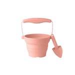 Scrunch - Mini Balde de Praia em Silicone c/ Pá - Coral