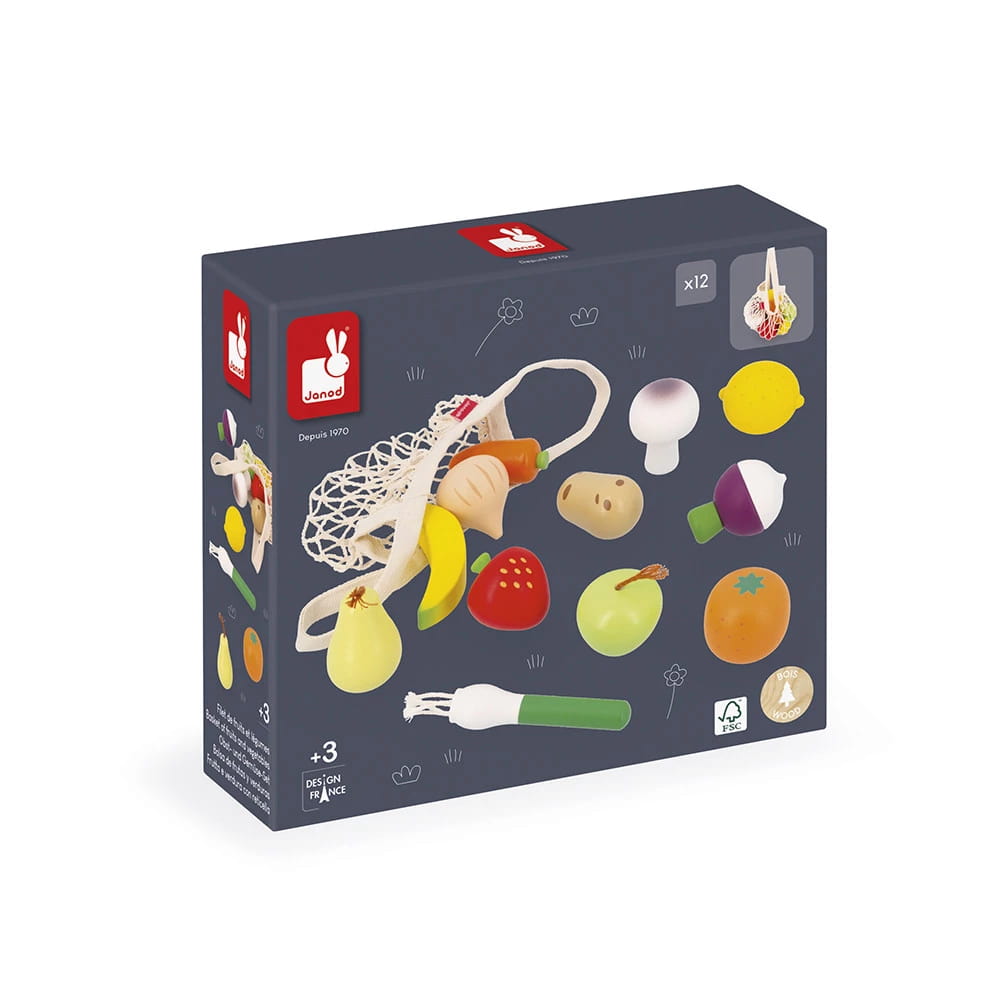 Janod Saco de Rede com Frutas e Vegetais