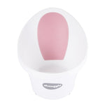 Shnuggle Banheira - Branca c/ encosto Rosa Francês