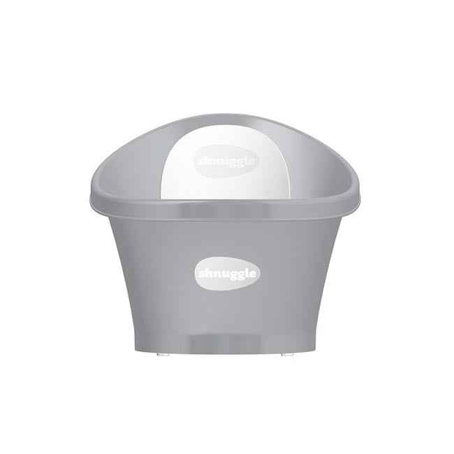 Shnuggle Banheira - Cinza c/ encosto Branco
