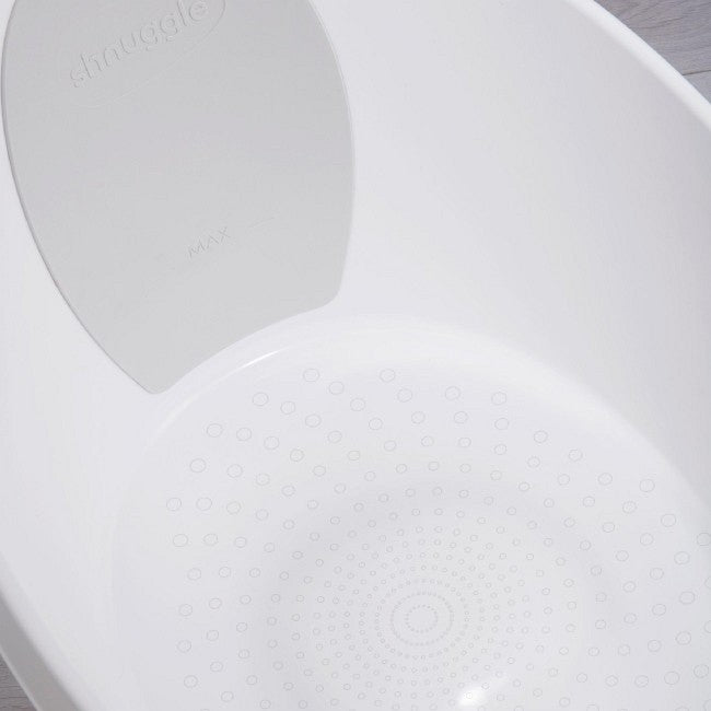 Shnuggle Banheira XL - Branca c/ encosto Cinza