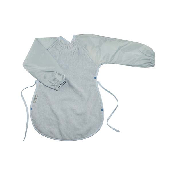 Silly Billyz - Babete com Mangas XL (12M-3A) - Azul Pastel
