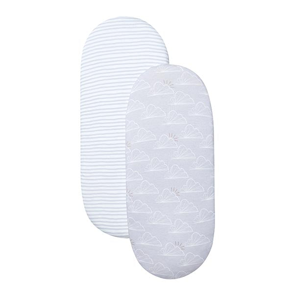 Shnuggle Pack 2 Lençóis para Alcofa Dreami - Grey