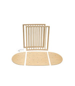 Stokke Sleepi Mini Berço + Extensão + Colchões + Lençóis - Natural