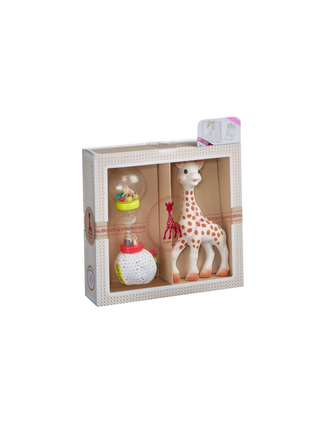 Sophie La Girafe - O meu primeiro conjunto Sophie La Girafe + Roca Maracas