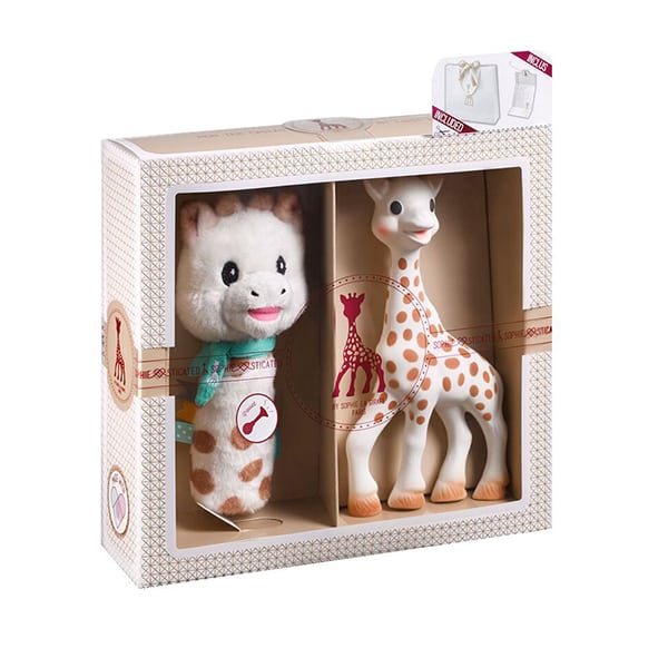 Sophie La Girafe - O meu primeiro conjunto Sophie La Girafe + Roca Peluche Cri-Cri