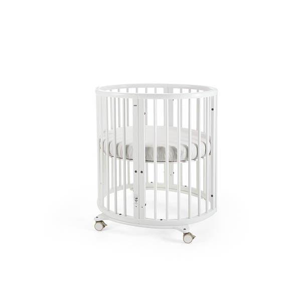Stokke Sleepi Mini Berço + Colchão + Lençol - White