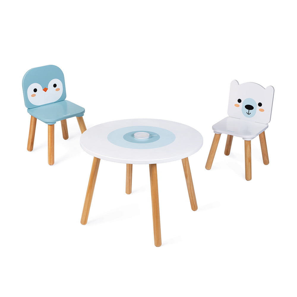 Janod Conjunto de Mesa + 2 Cadeiras Polar