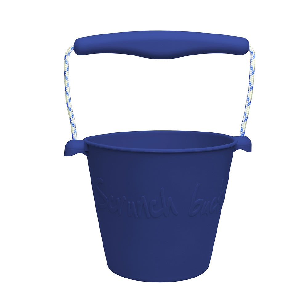 Scrunch - Balde de Praia em Silicone - Azul Noite