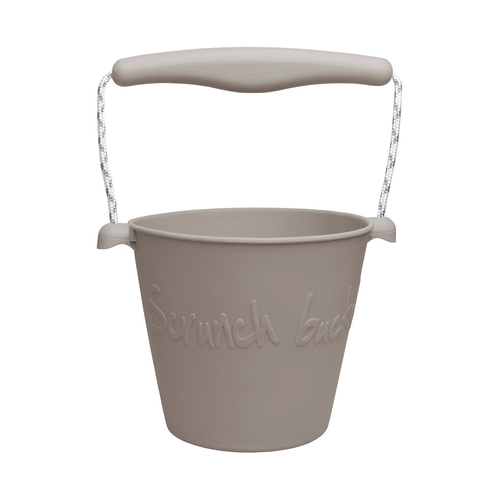 Scrunch - Balde de Praia em Silicone - Cinza