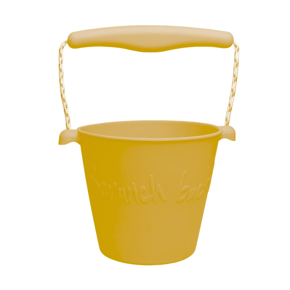 Scrunch - Balde de Praia em Silicone - Mustard