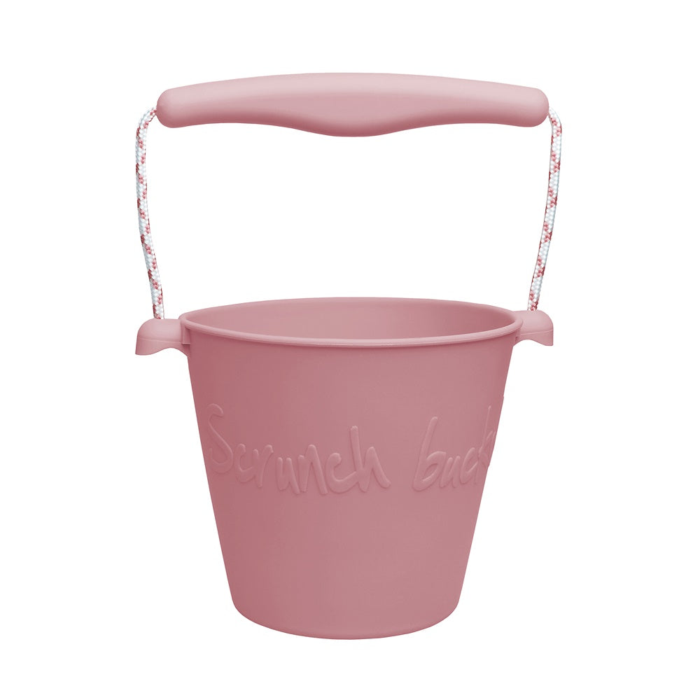 Scrunch - Balde de Praia em Silicone - Rosa