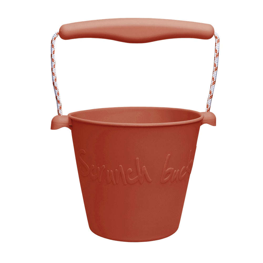 Scrunch - Balde de Praia em Silicone - Rust (Teja)