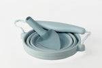 Scrunch - Mini Balde de Praia em Silicone c/ Pá - Azul