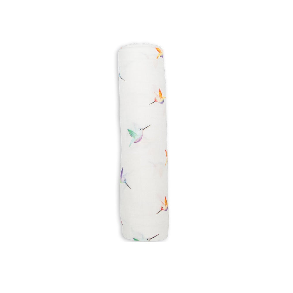 Lulujo - Musselina de Bambu 120x120cm - Colibri